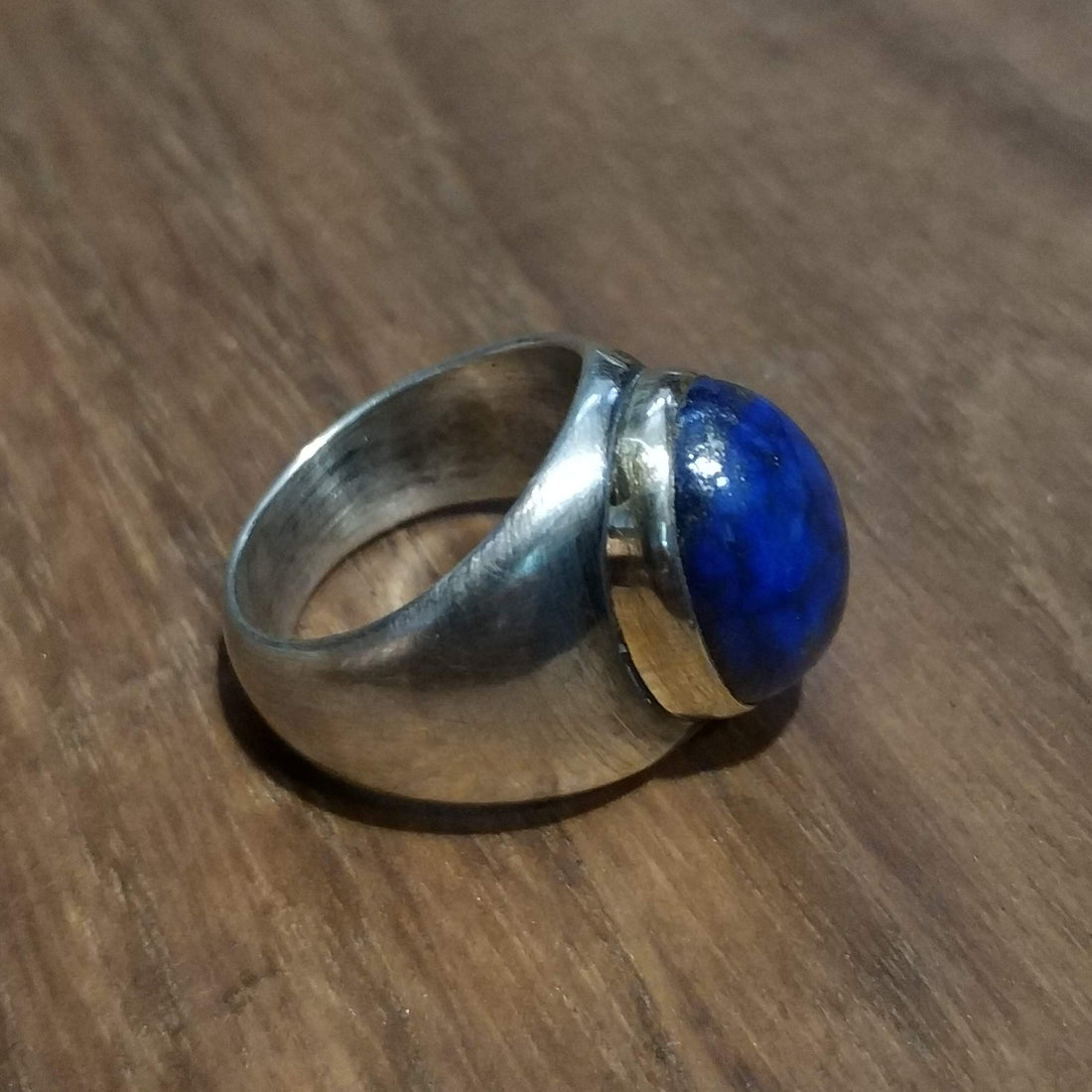 Custom lapis ring