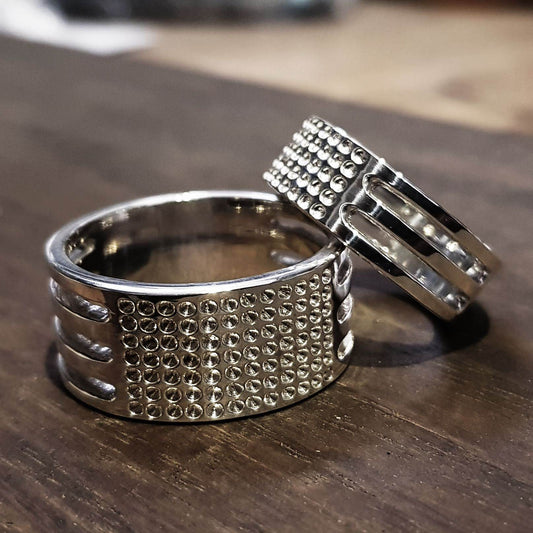 Custom silver thimble ring