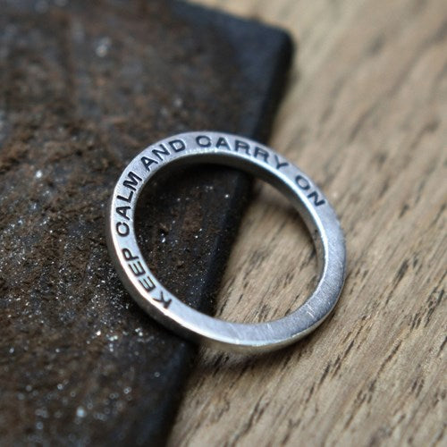 RS-118 personalized WOL ring, love ring, name ring, message ring, promise ring, quote ring